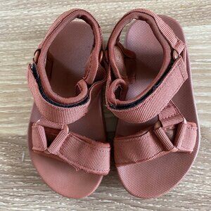 Rust Colored velcro sandals